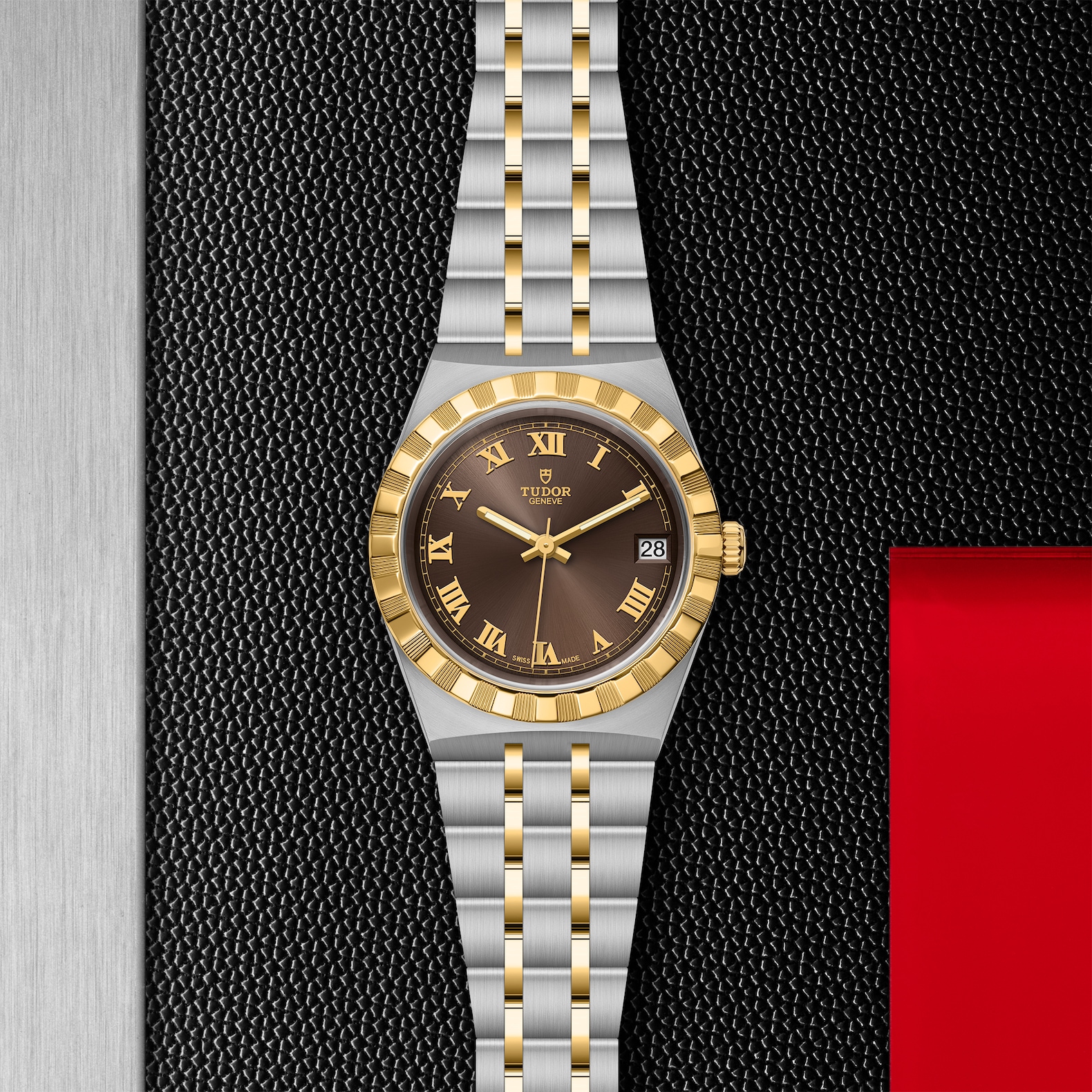 TUDOR Royal Boîtier en acier 34 mm Cadran chocolat – Image 4