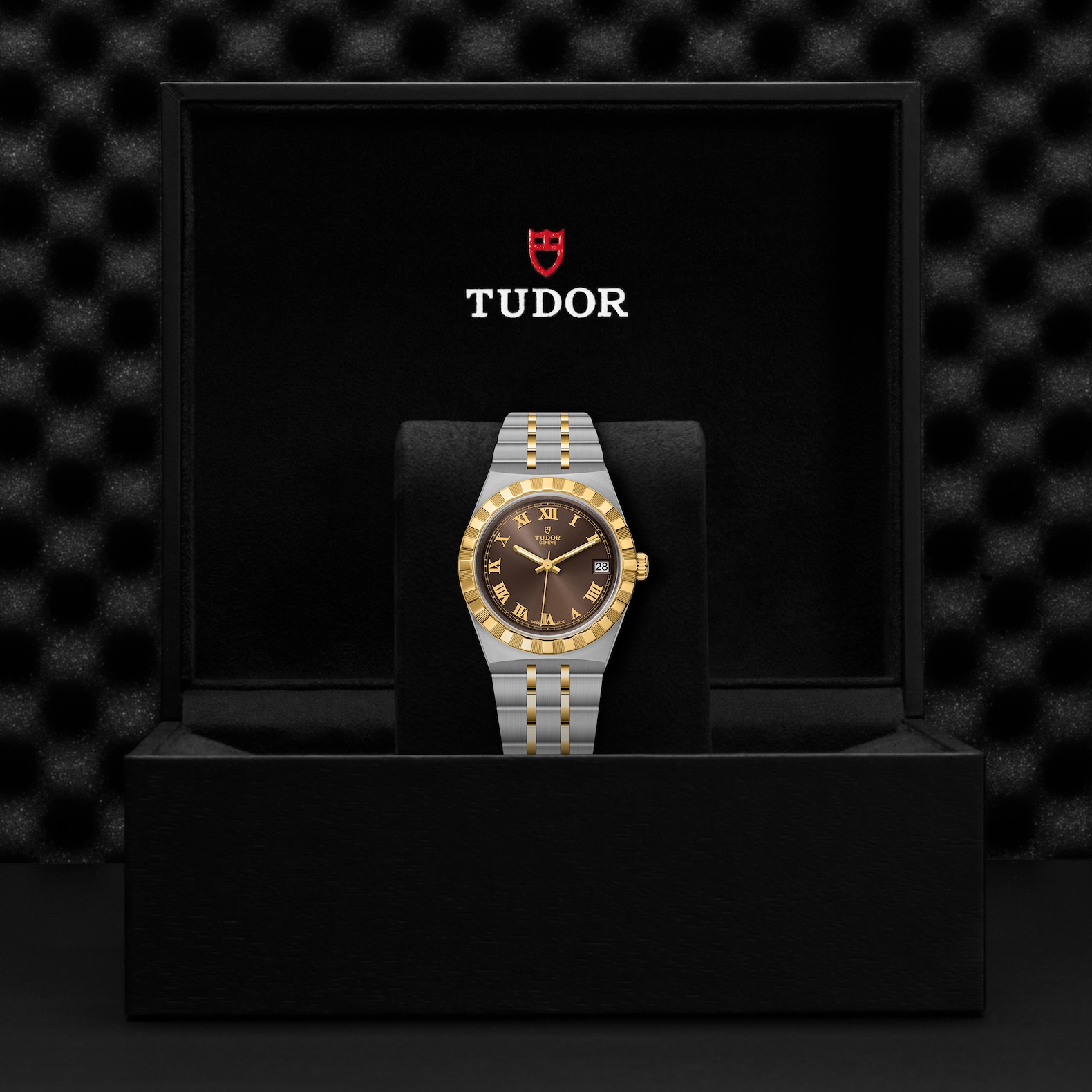 TUDOR Royal Boîtier en acier 34 mm Cadran chocolat – Image 2
