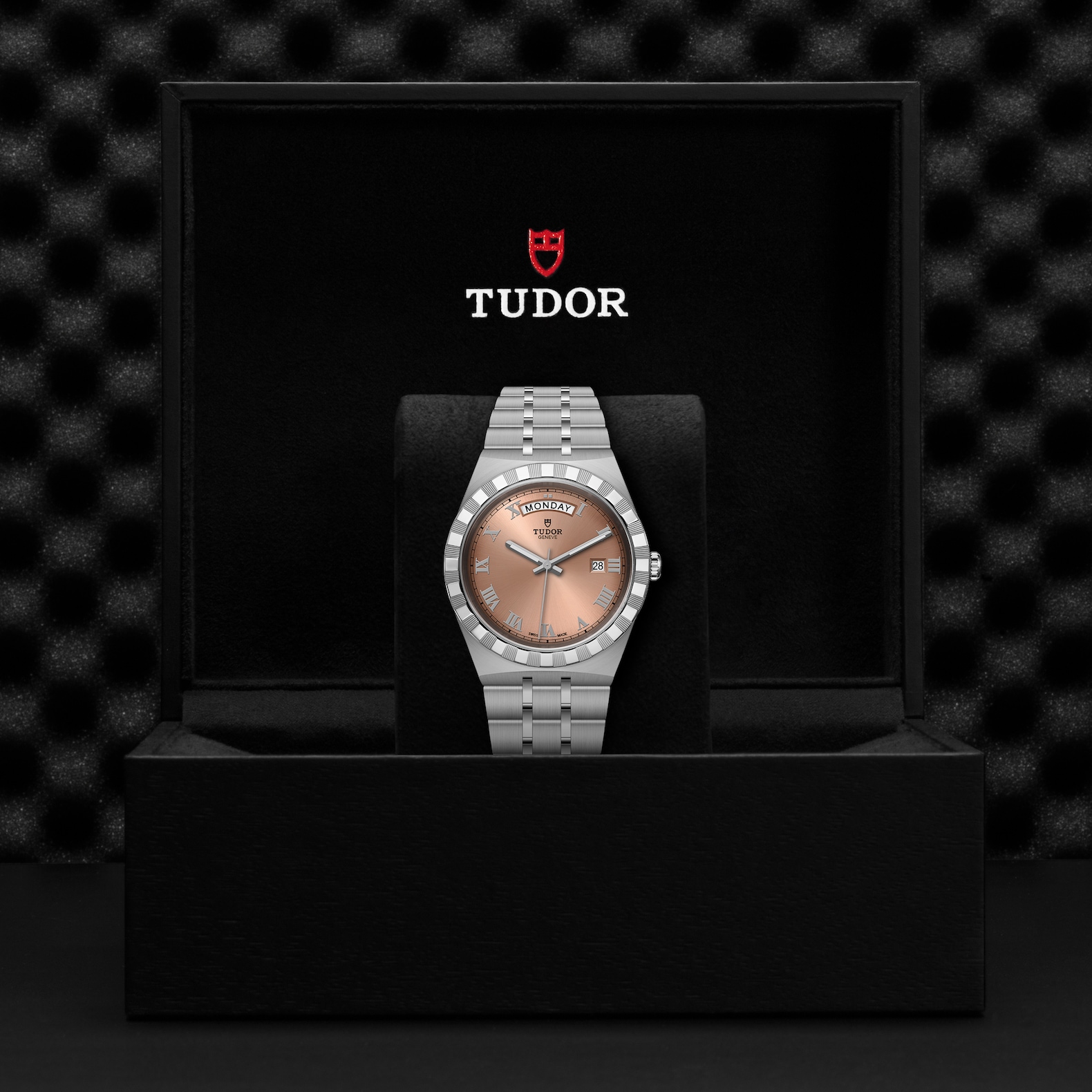 TUDOR Royal Boîtier en acier 41 mm Cadran saumon – Image 2