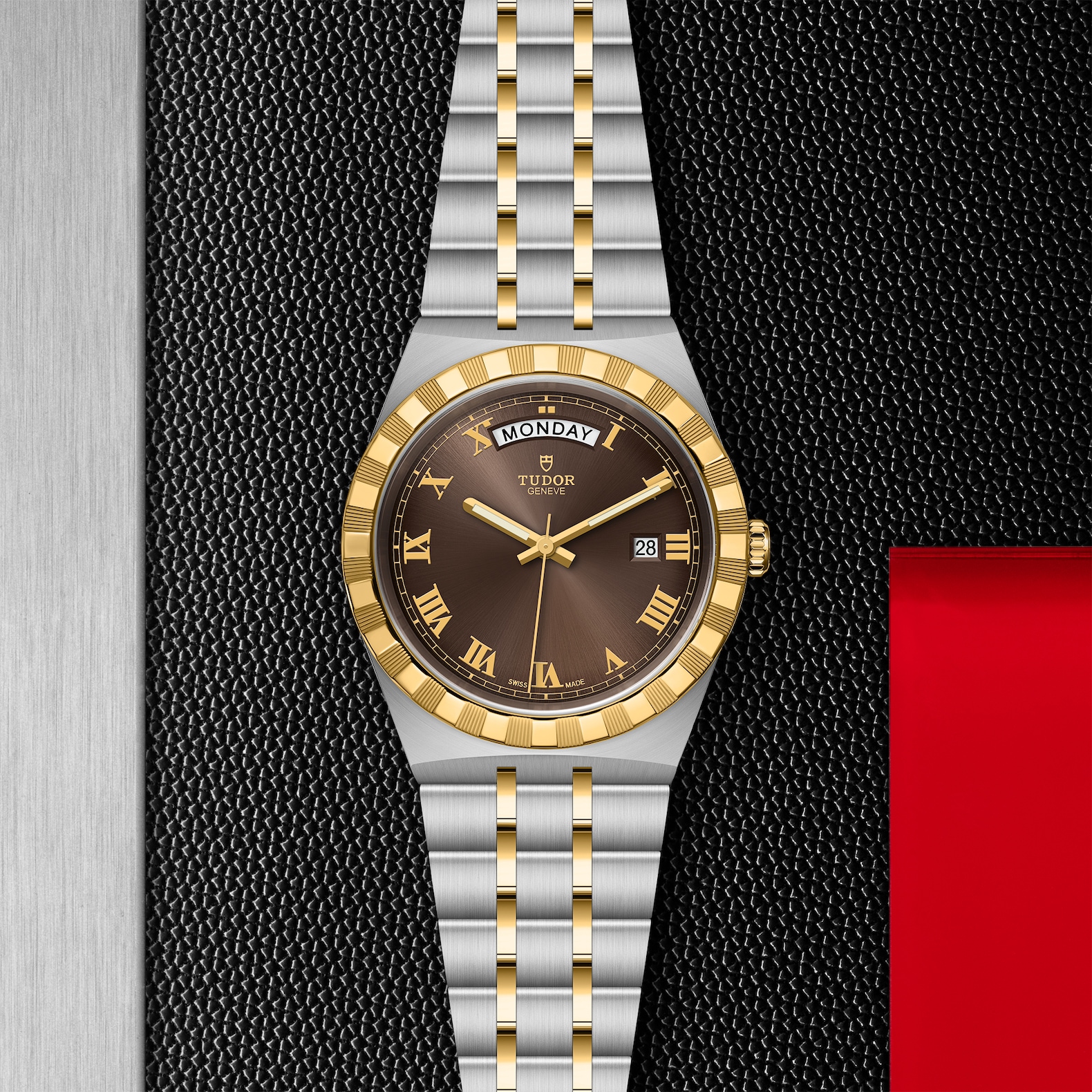 TUDOR Royal Boîtier en acier 41 mm Cadran chocolat – Image 4