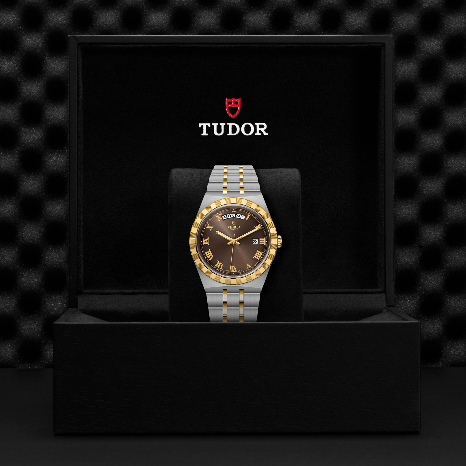 TUDOR Royal Boîtier en acier 41 mm Cadran chocolat – Image 2