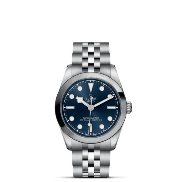 TUDOR Black Bay 31 Boîtier en acier 31 mm Bracelet en acier Cadran bleu