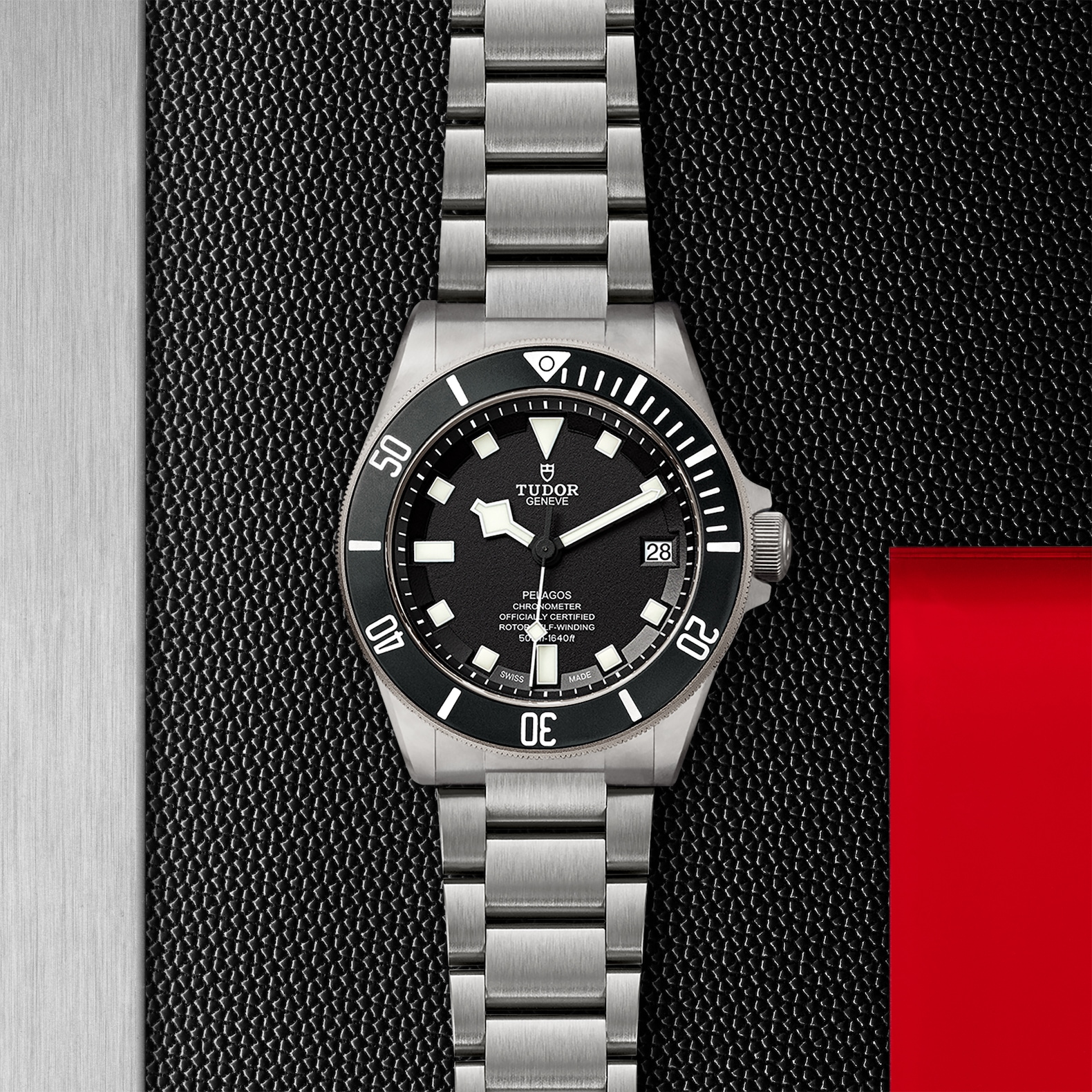 TUDOR Pelagos Boîtier en titane et acier 42 mm Bracelet en titane Cadran Noir – Image 4