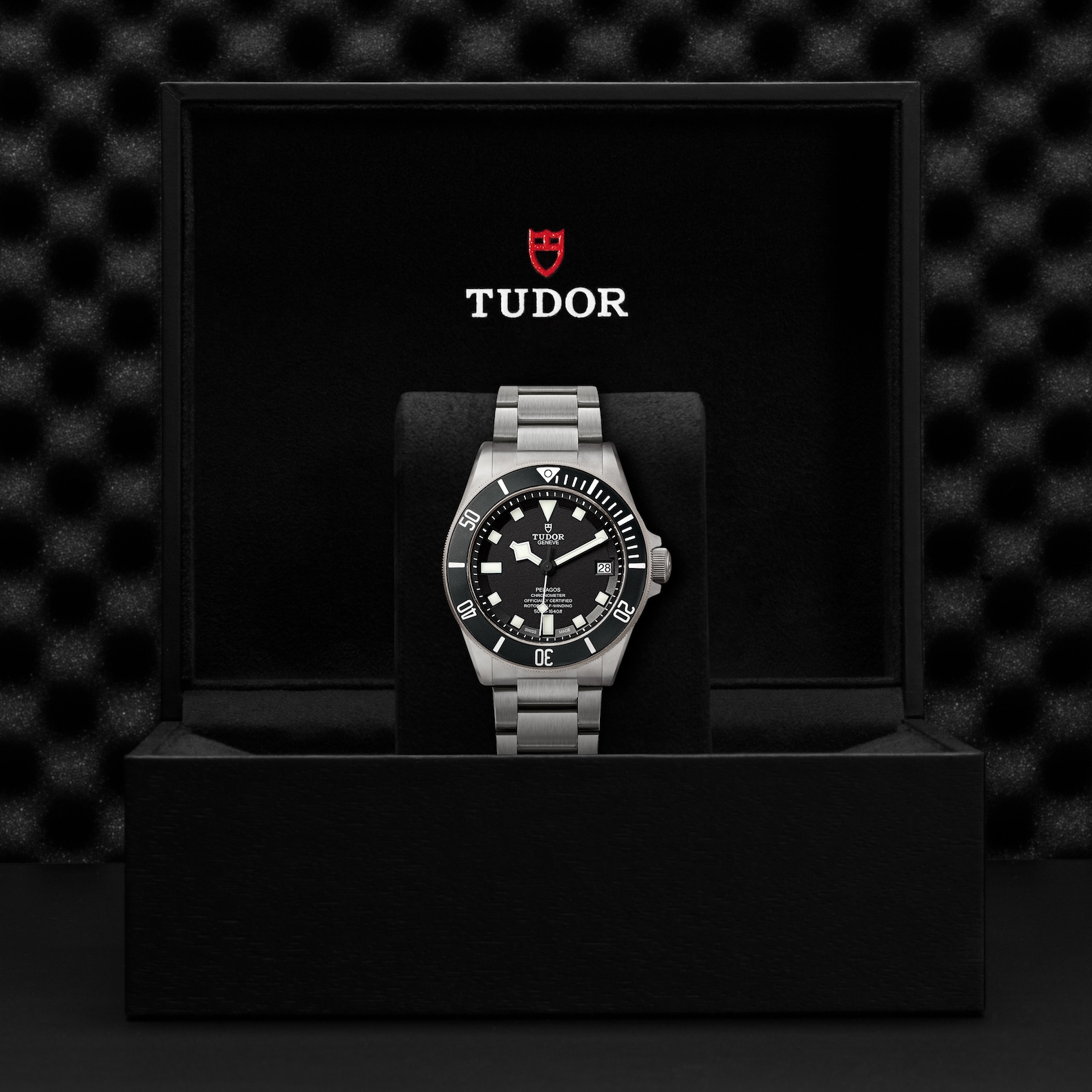 TUDOR Pelagos Boîtier en titane et acier 42 mm Bracelet en titane Cadran Noir – Image 2