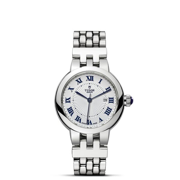 TUDOR Clair de Rose Boîtier en acier 30 mm Bracelet en acier Cadran Opalin