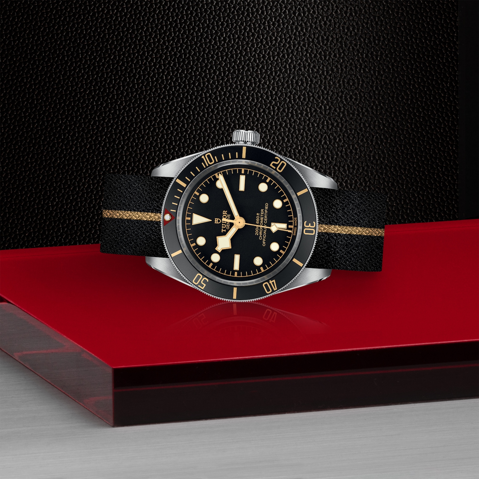 TUDOR Black Bay 58 Boîtier en acier 39 mm Bracelet en tissu Cadran Noir – Image 3